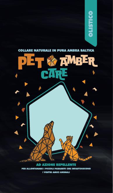 packaging collare pet amber