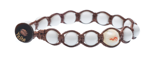 bracciale agata bianca