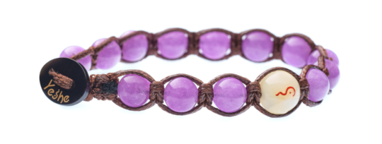 bracciale agata lavanda