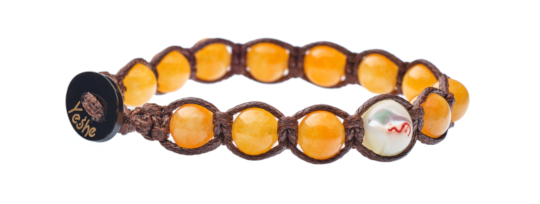 bracciale giada gialla