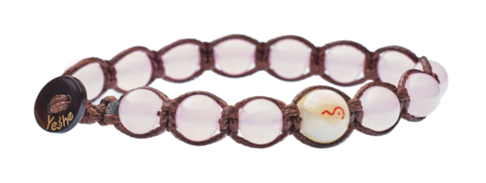bracciale giada rosa